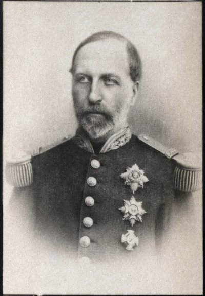 Porträt von Prinz Philippe von Belgien (1837-1905) von French Photographer